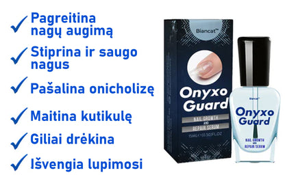 OnyxoGuard™ Atstatomasis Nagų Serumas | Atstato, Stiprina Ir Skatina Augimą