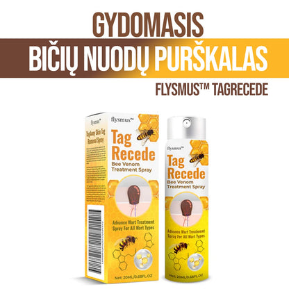 Flysmus™ ārstnieciskais bišu indes aerosols | Noņem nevēlamus ādas veidojumus 